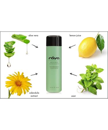 RAYA Menthol Astringent 6 oz | Effective Facial Toner for Oily Skin | Refines Tightens & Balances pH | Cools & Soothes | International Shipping Available - Buy Online on GoSupps.com