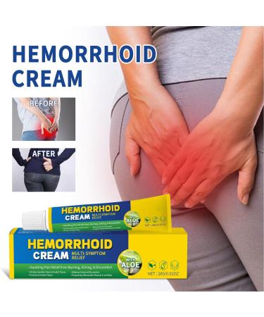 Hemorrhoid Care Cream Hemorrhoid Treating Cream Stop Itching Relieve Discomfort 2pcs Anti Inflammatory Fast Acting Easy to Use Promotes Healing Symptom Relief Organic Matter - Buy Online on GoSupps.com