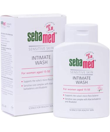 Sebamed Feminine Intimate Wash Sensitive PH3.8 200ml - Gentle pH Balanced Cleanser - Buy Online on GoSupps.com