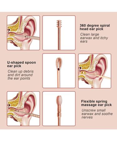 Buy Sonew 2Set Earwax Remover Tool Kit - Stainless Steel Ear Wax Pick & Scoop for Clean Ears - #1 Earwax Cleaning Tool International Shipping Available - Buy Online on GoSupps.com