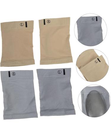 NOLITOY Arch Support Socks & Insoles for Flat Feet - 4 Pairs Plantar Support Sleeves for Women - Buy Online on GoSupps.com
