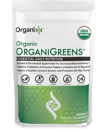 Organixx Clean Sourced Collagens (20 Servings) & OrganiGreens (30 Servings) Bundle Daily Super Greens & Protein w/Vitamin C & Zinc Supports Digestion Skin Hair Nails & Joint Health Gluten Free - Buy Online on GoSupps.com