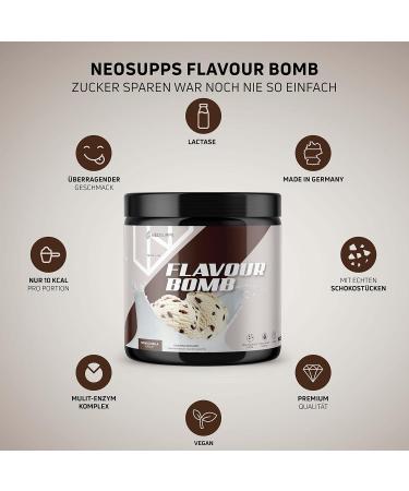 NeoSupps Flavorver I Stracciatella 250g - Low-Calorie Flavor for Baking & Diet | Enhance Your Meals! - Buy Online on GoSupps.com