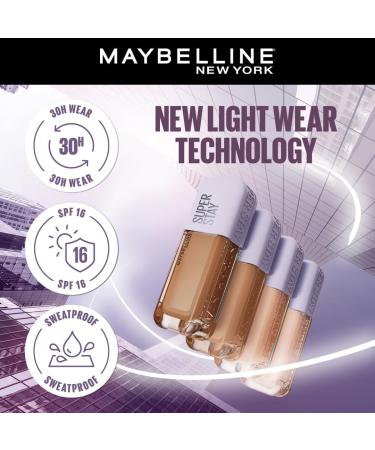 M-aybelline New York Super Stay Lumi Matte Liquid Foundation 30 HR Long Lasting yet Lightweight 125 35ml - Buy Online on GoSupps.com