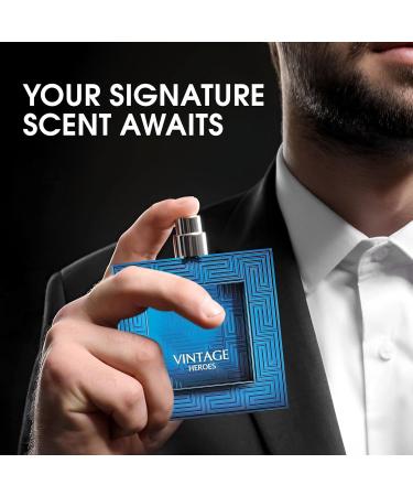 Vintage Hero Men Perfume Cologne for Men Natural Spray Masculine Scent Wonderful Fragrance Gift Eau De Parfum for Daily Use 3.4 Fluid Ounce Vintage Hero 3.4 Fl Oz (Pack of 1) - Buy Online on GoSupps.com