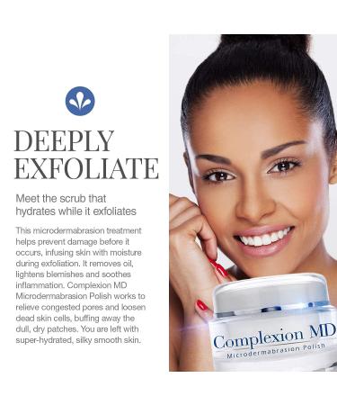 Complexion MD Exfoliating Face Scrub & Aquallure Apple Stem Cell Serum Set - Anti Aging Microdermabrasion Combo with Green Tea, Peptides, and Hyaluronic Acid - 2 Items - Buy Online on GoSupps.com