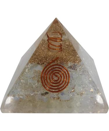 Buy Large Opalite Orgone Pyramid | EMF Protection & Meditation Energy Generator - Buy Online on GoSupps.com
