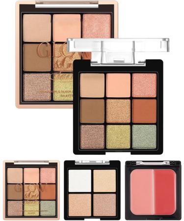 Palette Maquillage - Palette Visage avec Fard Joues et Illuminateur - Cosm tiques Doux Tenue Longue Soins Peau Mature Visage Yeux Beaut Voyage Soir e # 02 - Buy Online on GoSupps.com