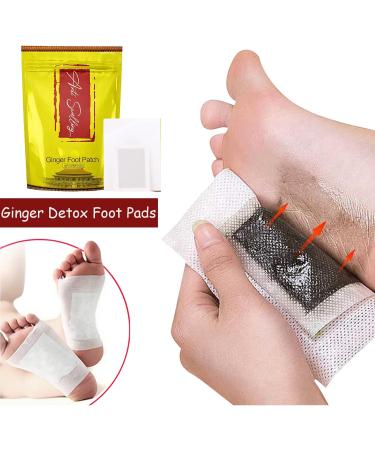 Ginger Detox Foot Patches | Cleanse & Weight Loss | Remove Toxins | Anti-Swelling & Stress Relief | Enhance Circulation | 20PCS - Buy Online on GoSupps.com