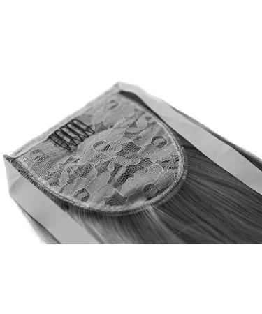 CAISHA 50cm Ponytail Braid Hair Extension - Curly Black Brown Hairpiece with 2 Bands | Shop Now! - Buy Online on GoSupps.com