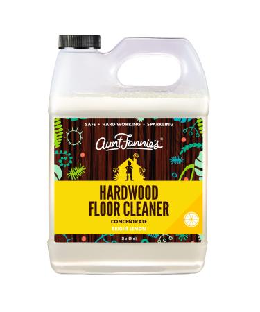 Aunt Fannie's Hardwood Floor Cleaner, Bright Lemon (Single) 32 Fl Oz (Pack of 1)