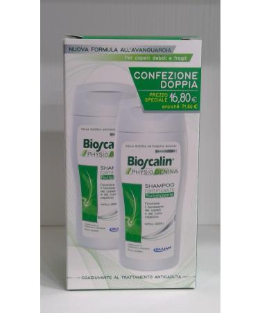 Vicco Bioscalin Physiogenina Strengthening and Revitalising Shampoo 2 x 200ml Promo!