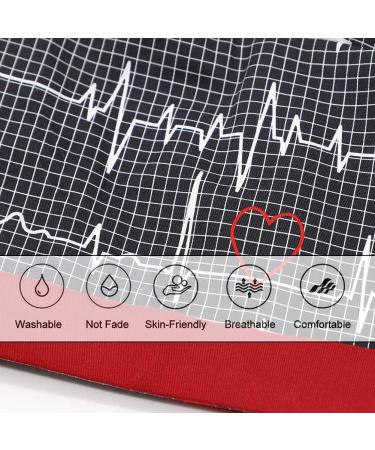 YUESUO 2 Pack Cotton Working Hats with Buttons and Sweatband - Adjustable Ponytail Pack Ribbon Tie Back Hats for Women & Men - Long Hair Head Covers - Buy Online on GoSupps.com