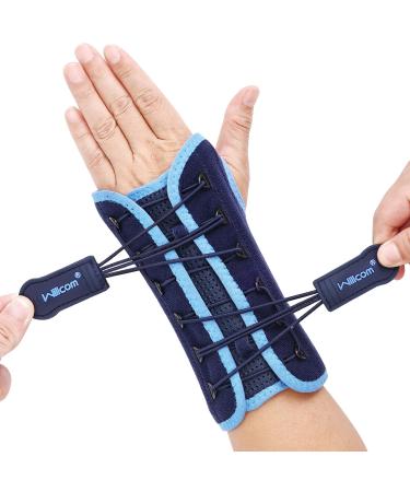 Willcom wrist bandage for women men carpal tunnel syndrome and pain relief wristwear RSI tendinitis sprains tendonal inflammation of the wrist (m left) m left hand - wrist bandage - Buy Online on GoSupps.com