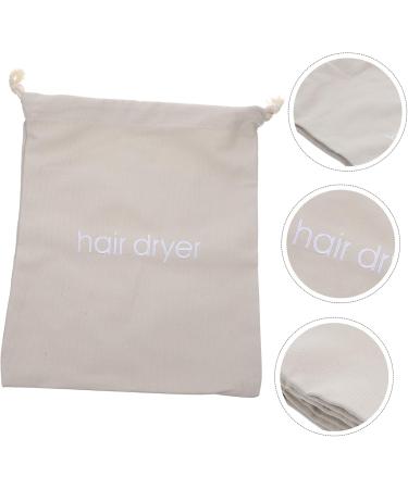 Beatifufu 4pcs Hair Dryer Storage Bag Hair Accessories Hairdryer Travel Blow-dryer Bag Fryer Fabric Light Grey - Buy Online on GoSupps.com
