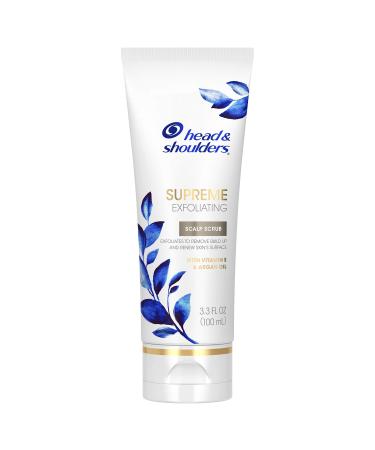 Head and Shoulders Supreme, Exfoliating Scalp Scrub Treatment, with Argan Oil and Vitamin E, 3.3 Fl Oz - Buy Online on GoSupps.com