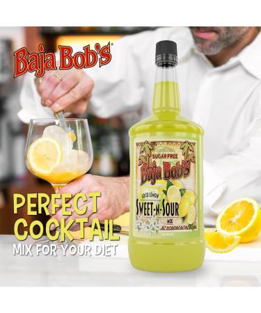 Baja Bob's Sugar Free Sweet and Sour Mix - 1.75 Liter - Cocktail Mix 59.2 Fl Oz - Buy Online on GoSupps.com