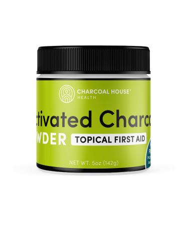 Hardwood Activated Charcoal Powder - Topical First Aid 5 Ounce (Pack of 1)