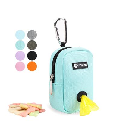 Small Treat Bag with Poop Bag Dispenser for Leash Portable Walking Bags Poop Bag Holder Hands Free Dog Treat Bag (Mint) - Buy Online on GoSupps.com