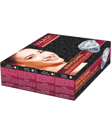 Vaadi Herbals Skin-Polishing Diamond Facial Kit - 70g (All Skin Types) - Buy Online on GoSupps.com