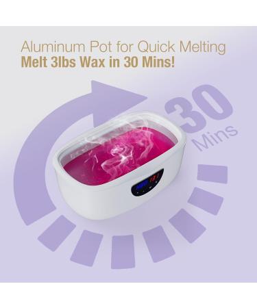 Machine cire de paraffine pour les mains et les pieds chauffe-cire avec mode automatique pour spa domicile adapt aux d butants kit tout-en-un pour bain de paraffine blanc - Buy Online on GoSupps.com