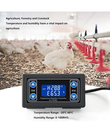XY-WTH1 Digital LCD Temperature & Humidity Controller - Perfect for Incubation Breeding & Greenhouse Use | International Shipping Available - Buy Online on GoSupps.com