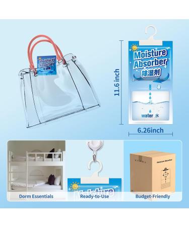 Premium Hanging Moisture Absorber for Closet - Eliminate Odors & Humidity - Buy Online on GoSupps.com