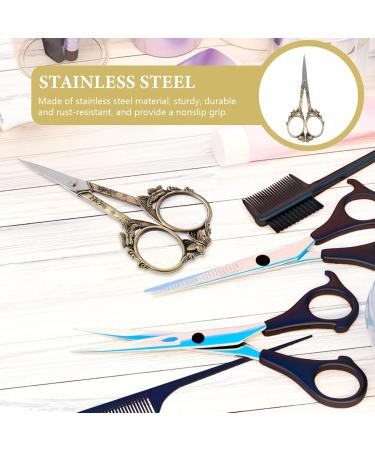 Buy Reusable Stainless Steel Eyebrow Scissors - Multi-Function Beauty Accessory for Eyebrows & Nose Hair | International Shipping Available - Buy Online on GoSupps.com