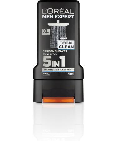L'Oreal Men Expert Total Clean Shower Gel 300ml - Buy Online on GoSupps.com