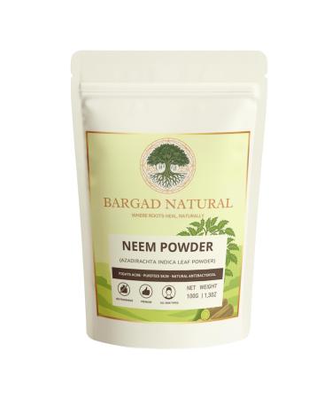 Bargad Natural Neem Powder 100g (3.53 oz) Azadirachta Indica Leaf Powder Natural Skin & Health Support for All Skin Types