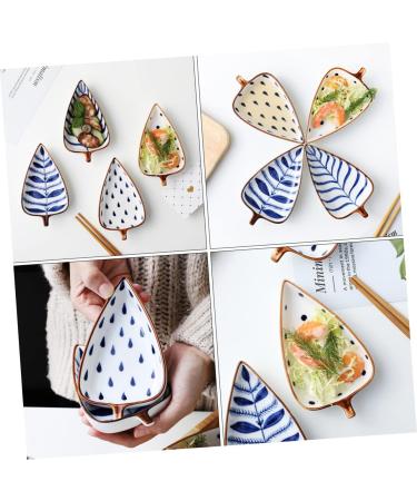 MAGICLULU 3pcs Sauce Dish Food Sauce Cups Kitchen Appetizer Plate Milk Heating Pot Condiment Dish Sauce Dipping Bowls Dip Bowls Platter Trays Hide a Key Rock Snack Ceramics Ceramic Plate 14.8X8.4X2.5CM Assorted Color - Buy Online on GoSupps.com