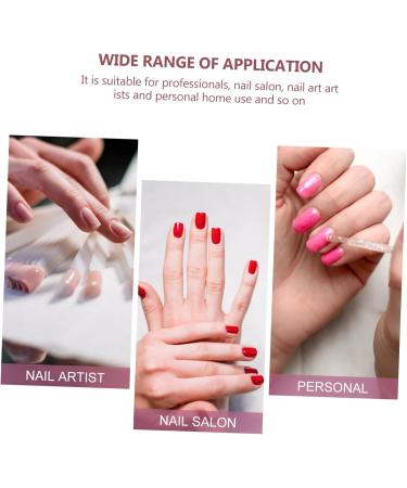 Beavorty 1pc nail art crystal cup manicure care tools nail powder mixing cups containers with lids nail dappen dish clear nail polish nail art cups hexagon cup crystal art glass Variety 7.5x6cm Pink - Buy Online on GoSupps.com