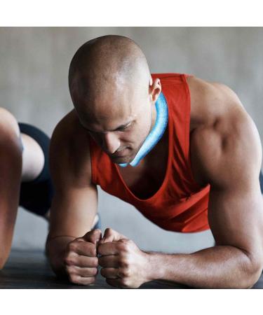 Huyath Neck Cooling Ring | 2 Wearable Ice Neck Cooler for Body Cooling Ice Collar Neck Cooling Wraps for Outdoor Workers Sports Relief from Heat and Hot Weather - Buy Online on GoSupps.com