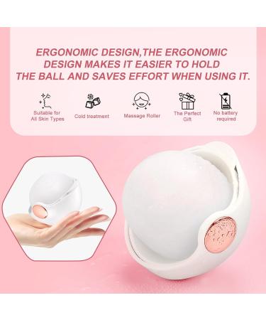 Cryotherapy Ice Roller for Face & Eyes | Reduce Puffiness & Migraine Pain Relief - White - Buy Online on GoSupps.com