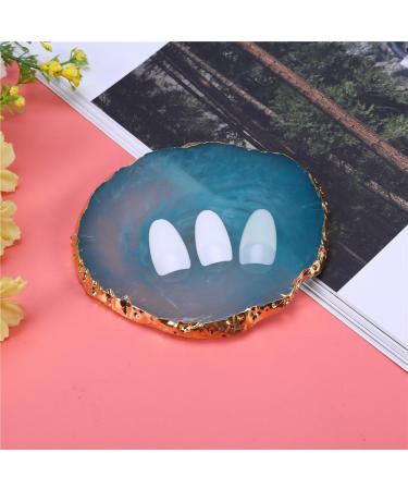  Canyita Nail Art Resin Plate Nail Art Plate Gel Polish Holder Drawing Color Palettes Nail Art Display Foundation Coloring Palettes Resin Makeup Blender Nail Art Polish Plate (3#) - Buy Online on GoSupps.com
