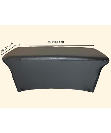 XOLLOZ Lash Bed Cover + Pillow | Waterproof Fitted Artificial Leather Spa Topper - Buy Online on GoSupps.com