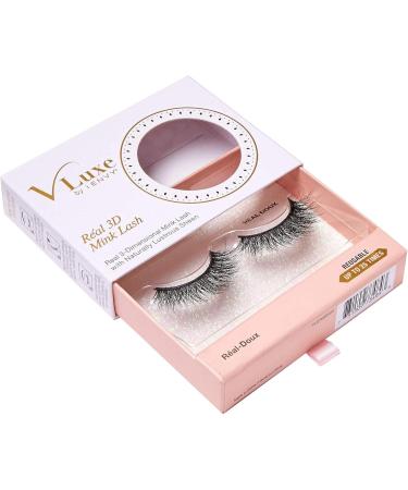 Kiss Store Vluxe By I Envy Real 3D Mink Lash Eyelash Real Doux Vler03 0.96 ounces - Buy Online on GoSupps.com