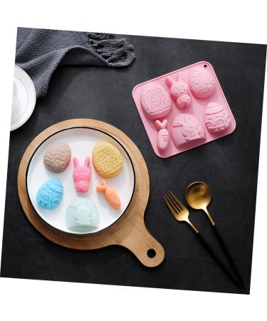 DECHOUS 2pcs Rabbit Egg Mold Handmade Soap 3D Silica Gel Spring - Buy Online on GoSupps.com