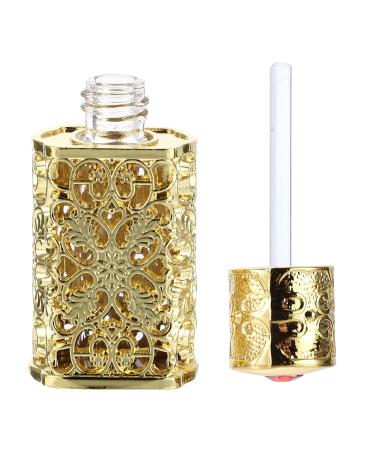 Buy Refillable Perfume Bottle Set - 3 Gold Arabian Essential Oil Bottles (3ml) | Vintage Travel Perfume Container - Fancy Retro Design - Buy Online on GoSupps.com