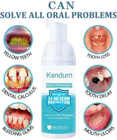 Teethaid Mouthwash 30ml - Fresh Breath & Dental Health | Tartar Control Oral Care - Buy Online on GoSupps.com