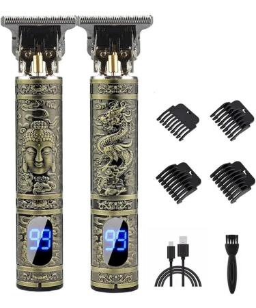 Shop T9 LCD Electric Hair Clipper - Rechargeable Men's Trimmer | Gold Dragon A - International Shipping Available - Buy Online on GoSupps.com