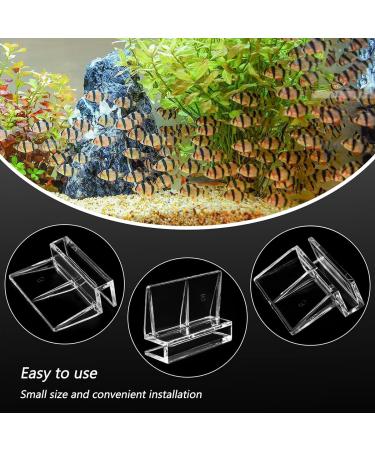 16 PCS LEEFONE Acrylic Aquarium Cover Clip - Universal Clear Fish Tank Glass Lid Holder for Rimless Aquariums - Buy Online on GoSupps.com
