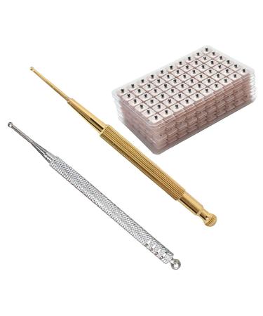 Winnfy facial reflex zone massage massage tool sunk acupuncture pen loaded ear and body point probe with ear seed sticker