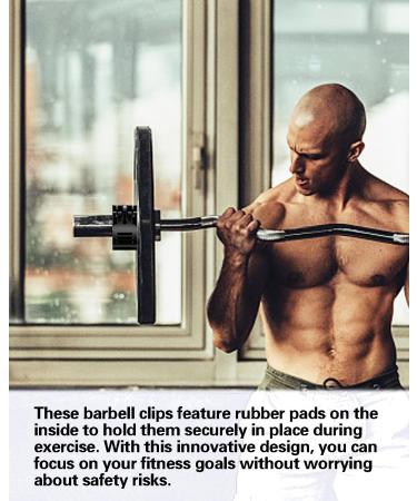 Carreuty 6 StK 30mm Dumbbell Closures - Quick Lock Barbell Clamps for Weightlifting & Fitness Training - Buy Online on GoSupps.com