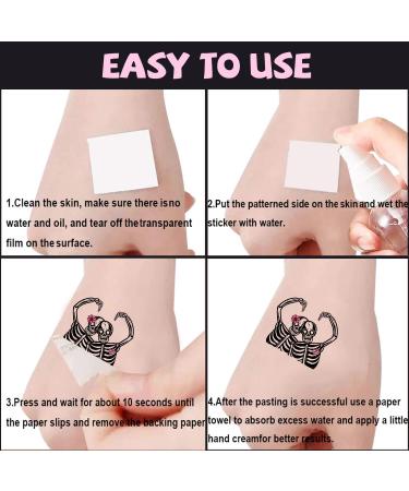 192 PCS Til Death Do Us Temporary Tattoos Stickers Gothic Halloween Sticker for Bridal Shower Supplies Bride or Die Bachelorette Party Decorations Gifts Ideal Prizes Valentine (16 Sheet) - Buy Online on GoSupps.com