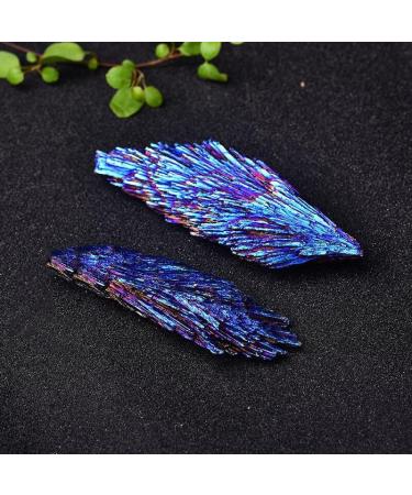 1pcs Blue Tourmaline Ore Rough Ornaments Crystal Stone Ornaments Handicraft Specimen Teaching Home Decoration Shape Random 5-10g Home Goods - Buy Online on GoSupps.com