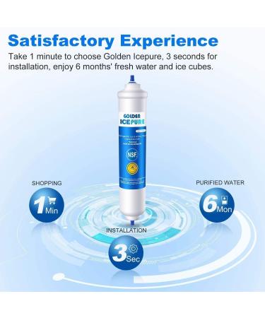 Golden Icepure Water Filter Replacement for Samsung DA29-10105J | 4-Piece Pack | High-Performance Water Filtration - Buy Online on GoSupps.com