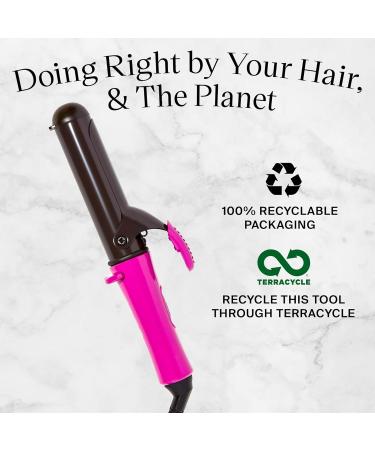 Eva NYC Healthy Heat Mini Hair Curler - 1.1-Inch Ceramic Hair Wand for Short & Long Hair Travel-Friendly Moondust - Shop Now - Buy Online on GoSupps.com