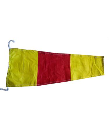 Brass Blessing Nautical Signal Flag - 100% Cotton  Maritime/Marine/Boat/Yacht/Beach Party - Marine Code: