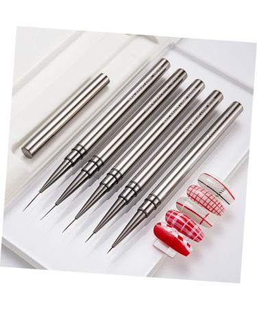 POPETPOP Nail Art Drawing Pen Gel Nails Polish Design for Nail Art Manicure Brushes for Nails Nail Diamond Pen Nail Art Pens Nail Dotting Pens Nail Art Supplies Eyeliner Brush Fine Metal 18x1cm As Shown 2 - Buy Online on GoSupps.com